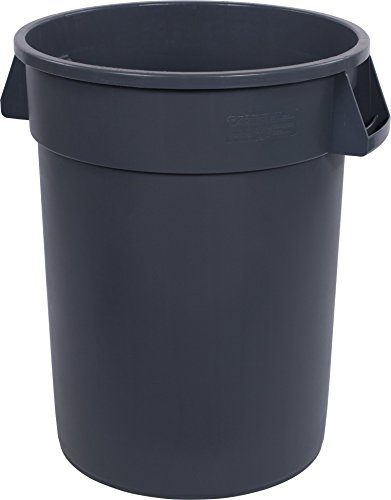 Carlisle FoodService Products CFS 34103223 Bronco Round Waste Container Only, 32 Gallon, Gray