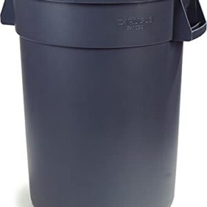 Carlisle FoodService Products CFS 34103223 Bronco Round Waste Container Only, 32 Gallon, Gray