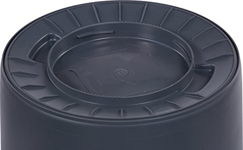 Carlisle FoodService Products CFS 34103223 Bronco Round Waste Container Only, 32 Gallon, Gray