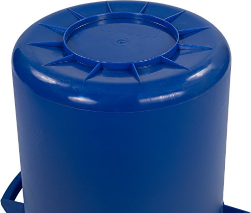 CFS 34101014 Bronco Round Waste Container Only, 10 Gallon, Blue