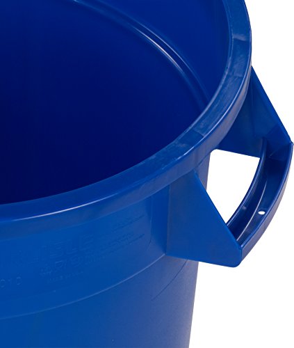 CFS 34101014 Bronco Round Waste Container Only, 10 Gallon, Blue