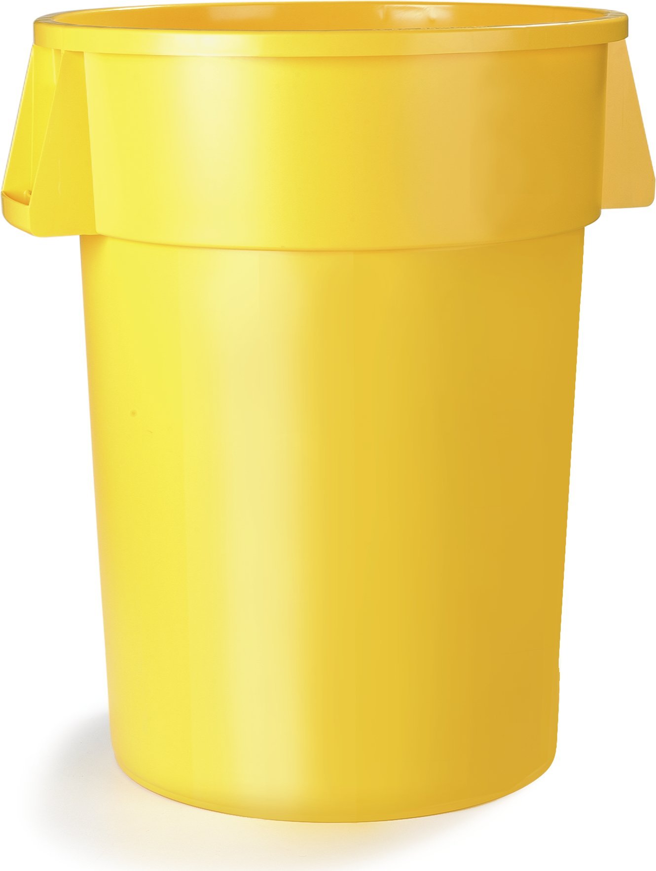 Carlisle FoodService Products 34102004 Bronco Round Waste Container Only, 20 Gallon, Yellow