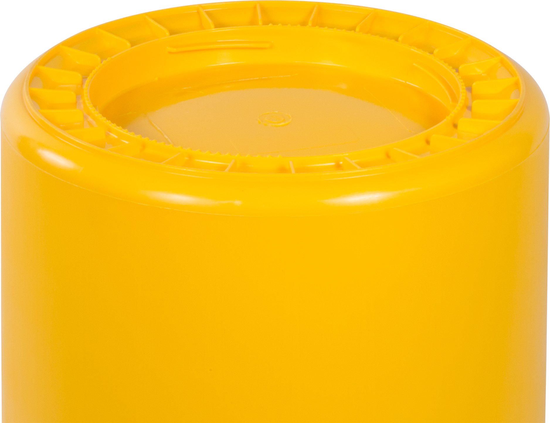 Carlisle FoodService Products 34102004 Bronco Round Waste Container Only, 20 Gallon, Yellow