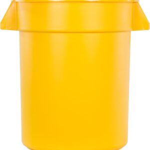 Carlisle FoodService Products 34102004 Bronco Round Waste Container Only, 20 Gallon, Yellow