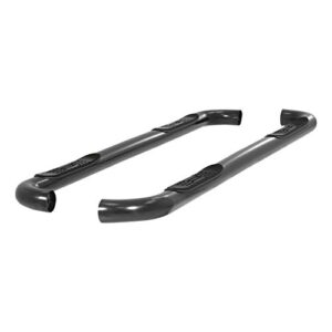 aries 213006 3-inch round black stainless steel nerf bars, no-drill, select ford excursion, f-250, f-350 super duty