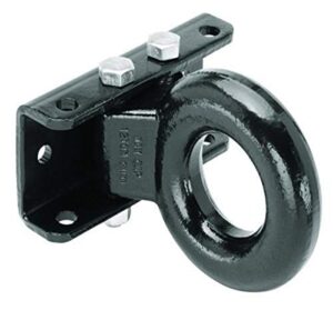 tow ready 63036 adjustable lunette ring with channel, black