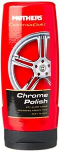 mothers 05212 california gold chrome polish, 12 oz.