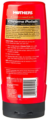 Mothers 05212 California Gold Chrome Polish, 12 oz.