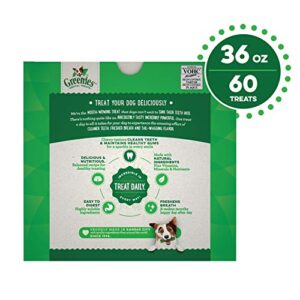 GREENIES Original Petite Natural Dog Dental Care Chews Oral Health Dog Treats, 36 oz. Pack (60 Treats)