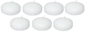 d'light online large white floating candles 3 inch bulk pack for events, weddings, spa, home décor, special occasions, cylinder vases, centerpieces at wedding, and holiday decorations (set of 72, white)