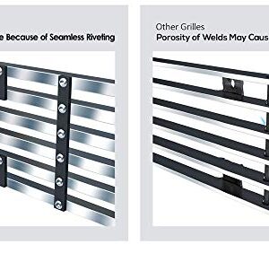 APS Compatible with Ford F-250 F-350 F-450 F-550 2011-2016 XLT Lariat King Ranch Main Upper Stainless Steel Chrome Billet Grille Grill Insert F66827A