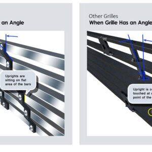 APS Compatible with 1999-2004 2000 Ford F250 F350 SuperDuty Main Upper Billet Grille Grill F85099A