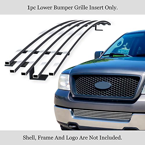 APS Compatible with 2004-2005 Ford F-150 Lower Bumper Billet Grille Insert F85351A