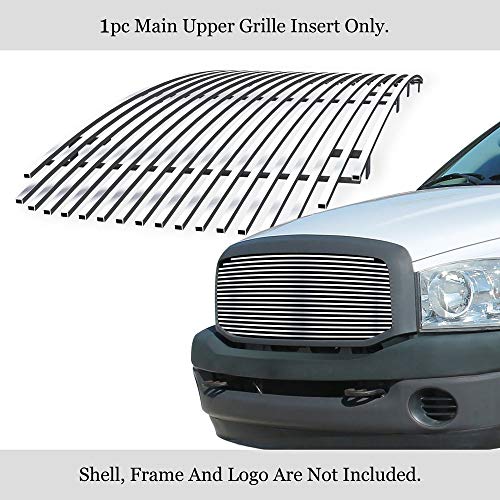 APS Compatible with 2006-2008 Dodge Ram 1500 2500 3500 Billet Grille Grill Insert D85318A