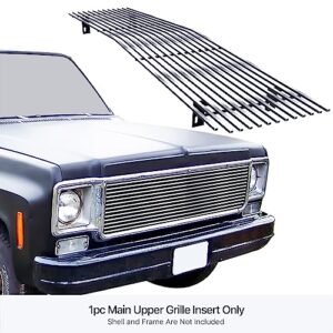 APS Compatible with 1973-1980 Chevy C K Pickup Suburban Blazer Main Upper Billet Grille C85008A