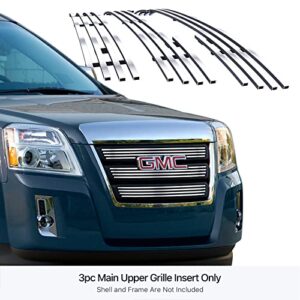 APS Compatible with GMC Terrain 2010-2015 Main Upper Stainless Steel Chrome Billet Grille Grill Insert G66754A