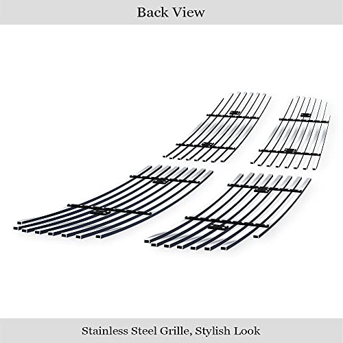 APS Compatible with Dodge Ram 2002-2005 Main Upper Stainless Steel Chrome Billet Grille Grill Insert D65720A