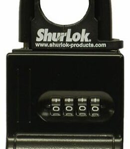 ShurLok SL-170 Lock Box Lever Grip For Key Storage Combination Lock Box, Black