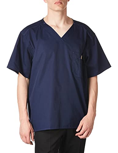 Carhartt Ripstop: Men’s Chest Pocket V-Neck Top — Navy, XL