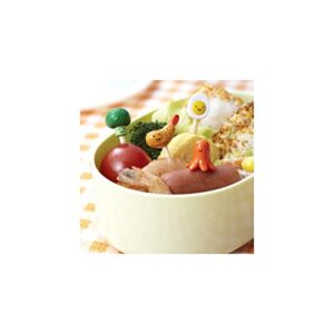 CuteZCute Bento 3D Food Pick, 8-Piece, Broccoli, Octopus, Fried Shrimp, Egg