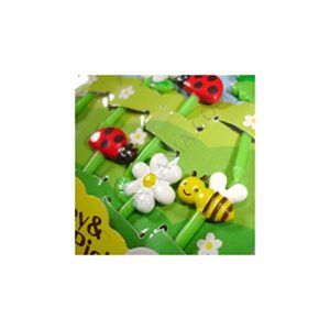 CuteZCute Bento Food Pick, 8-Piece, Honey Bee Flowers