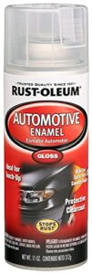 rust-oleum automotive 257884 11-ounce enamel spray, gloss clear