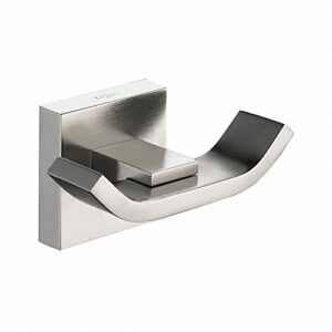 kraus kea-14401bn aura bathroom accessories - double hook brushed nickel