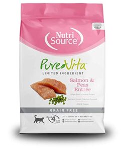 pure vita grain free salmon & peas cat food 6.6 lb, packaging may vary