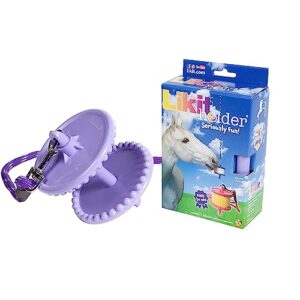 likit holder stable toy with treat, purple