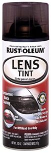 rust-oleum 253256 specialty lens tint spray paint, 10 oz aerosol, 8-10 sq-ft/can, translucent, 10 ounce (pack of 1), black
