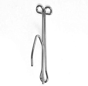 graber 3-inch slip on drapery hooks with 1/8-inch drop. 14 hooks per bag