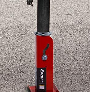 Fastway FLIP 88-00-4500 Trailer Tongue Automatic Fold-Up Jack Foot Plate for 2 1/4" Jacks-4" Extension (2-Inch Inner Jack Tube)