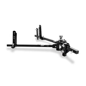 fastway e2 2-point sway control trunnion hitch, 92-00-1200, 12,000 lbs trailer weight rating, 1,200 lbs tongue weight rating, weight distribution kit includes standard hitch shank, ball not included