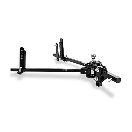 Fastway e2 2-Point Sway Control Trunnion Hitch, 92-00-1200, 12,000 Lbs Trailer Weight Rating, 1,200 Lbs Tongue Weight Rating, Weight Distribution Kit Includes Standard Hitch Shank, Ball NOT Included