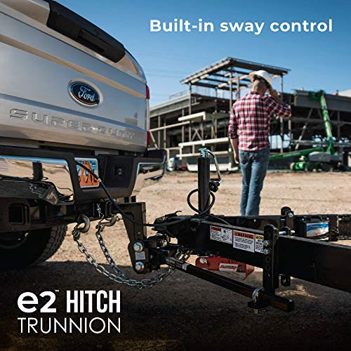 Fastway e2 2-Point Sway Control Trunnion Hitch, 92-00-1200, 12,000 Lbs Trailer Weight Rating, 1,200 Lbs Tongue Weight Rating, Weight Distribution Kit Includes Standard Hitch Shank, Ball NOT Included