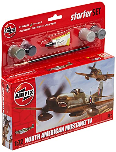 Airfix 1:72 North American Mustang IV Starter Set (A55107)