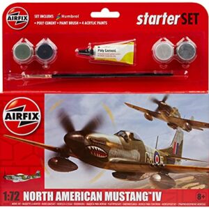 Airfix 1:72 North American Mustang IV Starter Set (A55107)