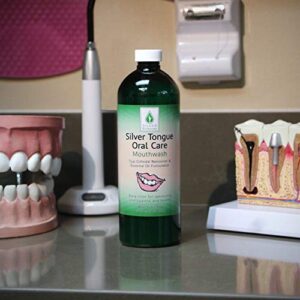 Silver Tongue Oral Care - All Natural Colloidal Silver Mouthwash, 16 oz.