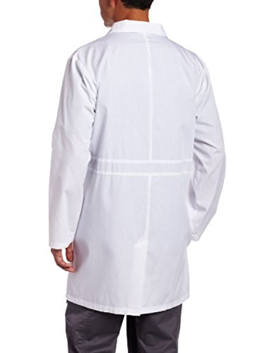 Dickies Everyday Scrubs Unisex 37 Inch Lab Coat,White,Medium