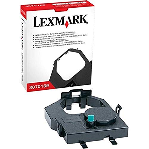 Lexmark 3070169 High Yield Re-Inking Ribbon,Black