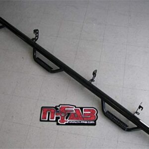 N-Fab Nerf Steps | Textured Black, Wheel-to-Wheel w/ Bed Access | C01105CC-6-TX | Fits 2001-2006 Chevrolet/GMC 2500 / 3500 Crew Cab 6.5' Standard Bed, SRW Gas / Diesel