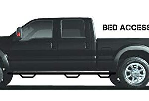 N-Fab Nerf Steps | Textured Black, Wheel-to-Wheel w/ Bed Access | C01105CC-6-TX | Fits 2001-2006 Chevrolet/GMC 2500 / 3500 Crew Cab 6.5' Standard Bed, SRW Gas / Diesel