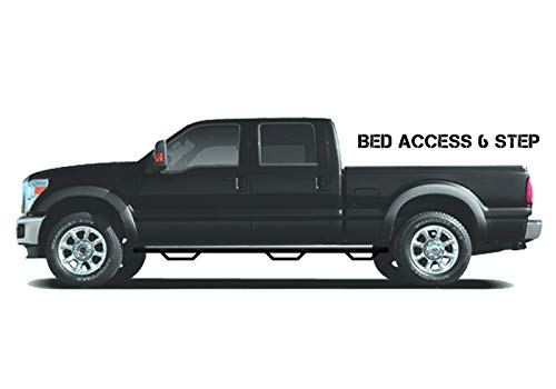 N-Fab Nerf Steps | Textured Black, Wheel-to-Wheel w/ Bed Access | C01105CC-6-TX | Fits 2001-2006 Chevrolet/GMC 2500 / 3500 Crew Cab 6.5' Standard Bed, SRW Gas / Diesel