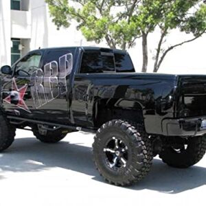 N-Fab Nerf Steps | Textured Black, Wheel-to-Wheel w/ Bed Access | D97100QC-6-TX | Fits 1994-2001 Dodge RAM 1500 / 2500 / 3500 Quad Cab 4 Door 8' Long Bed, SRW / DRW Gas / Diesel