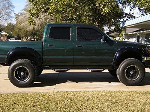 N-Fab Nerf Steps | Textured Black, Wheel-to-Wheel w/ Bed Access | D97100QC-6-TX | Fits 1994-2001 Dodge RAM 1500 / 2500 / 3500 Quad Cab 4 Door 8' Long Bed, SRW / DRW Gas / Diesel