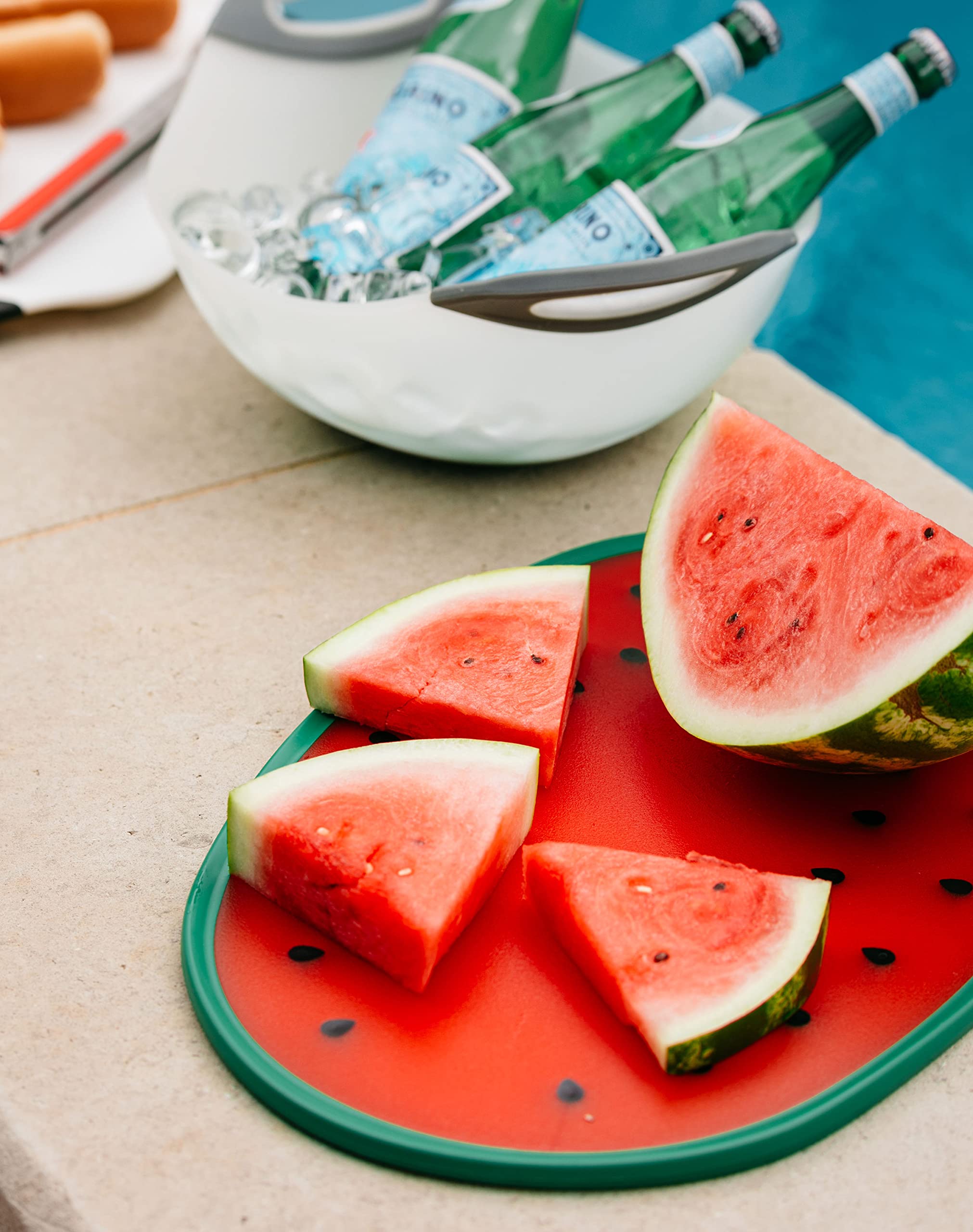 Dexas Watermelon Cutting/Serving Board, Watermelon Shape