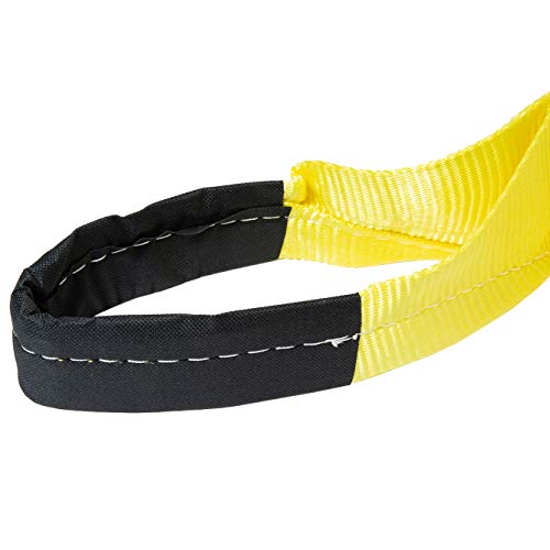 RPS Outdoors TOW-113 Yellow 4" x 30' Deluxe Recovery Tow Strap (20,000 lb Break Strength)