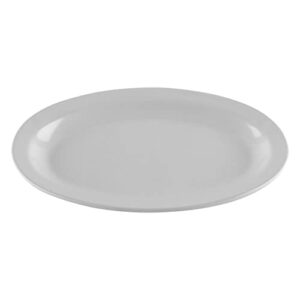 g.e.t. op-610-w melamine oval serving platter, 10" x 6.75", white (set of 12)