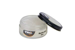 delicate gel conditioner for fine patent reptile leather, shoes bags accessories, by trg