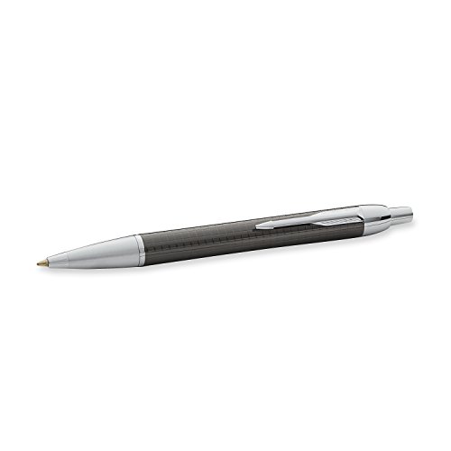 Parker IM Premium Deep Gun Metal Chiseled, Ballpoint Pen with Medium Black refill (S0908720)